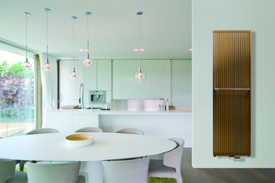 Kuchnia Grzejnik Carre orange brown